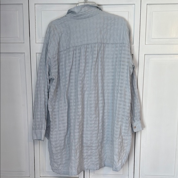 Maeve for Anthropologie Oversized Checkered Tunic - Picture 4 of 7